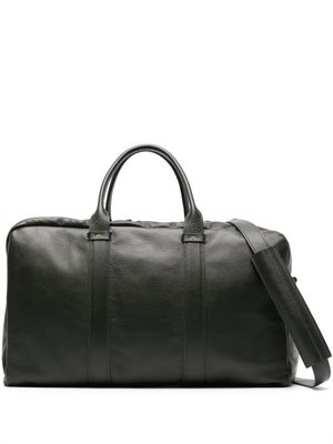 Doucal's zip-fastening leather holdall - Green