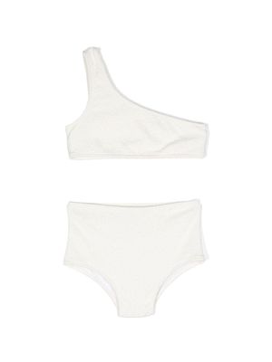 Douuod Kids asymmetric bikini - White