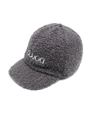 Douuod Kids chenille logo-embroidered cap - Grey