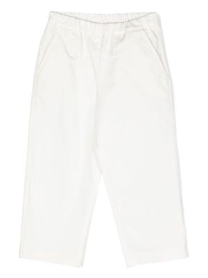Douuod Kids elasticated straight trousers - White