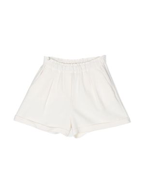 Douuod Kids elasticated waistband shorts - Neutrals