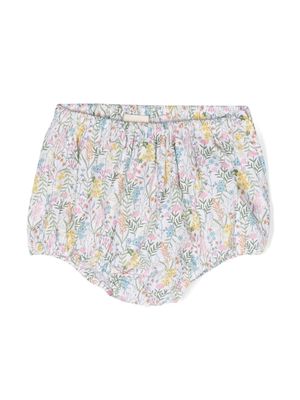 Douuod Kids floral-print elasticated bloomer - White
