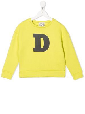 Douuod Kids logo-print sweatshirt - Green