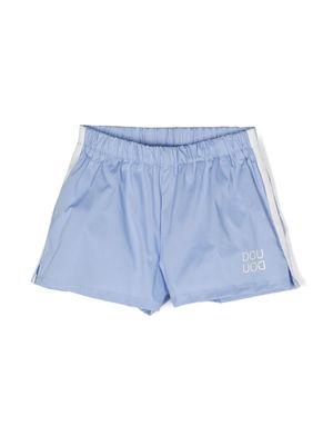 Douuod Kids logo-print swim shorts - Blue