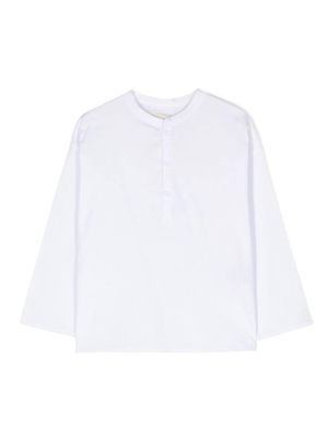 Douuod Kids long-sleeve cotton T-shirt - White
