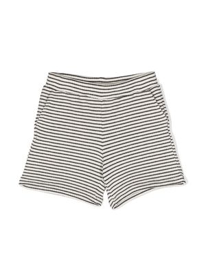 Douuod Kids stripe-print shorts - Neutrals