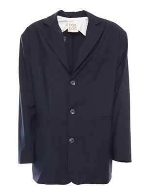 Douuod Oversized Blue Blazer