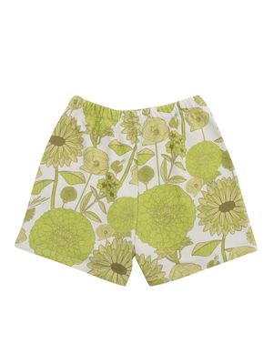 Douuod Shorts With Yellow Flowers