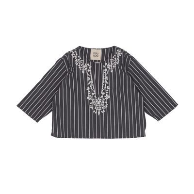 Douuod Striped Blouse