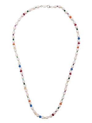 DOWER AND HALL Carnival pearl necklace - Multicolour