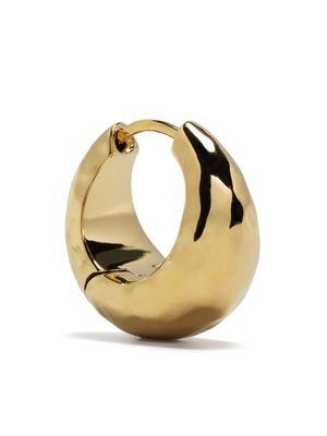 DOWER AND HALL chunky crescent hoop earring - Gold