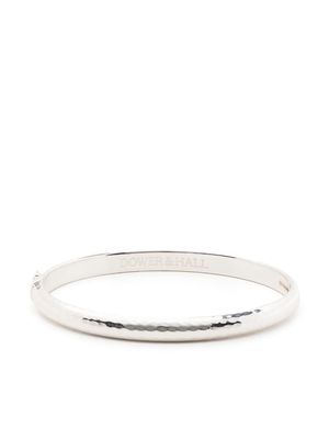DOWER AND HALL dimple-effect bracelet - Silver