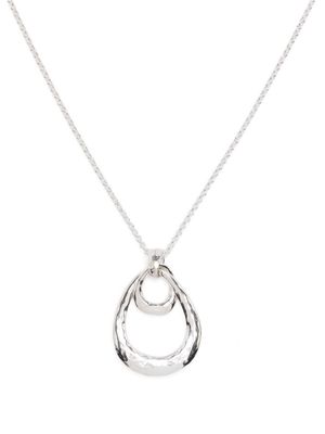 DOWER AND HALL large Entwined peadant necklace - Silver
