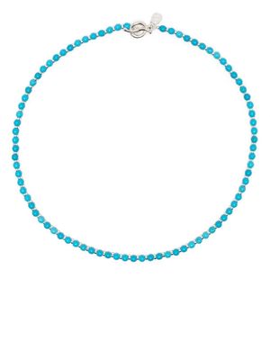 DOWER AND HALL Nuggets bead necklace - Blue