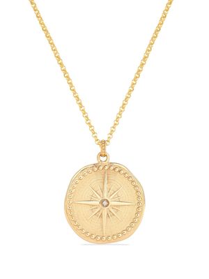 DOWER AND HALL True North talisman necklace - Gold