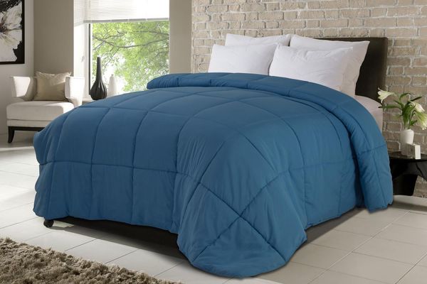 Down Home NeverDown&trade; MicroSoft Comforter in Blue Full/Queen