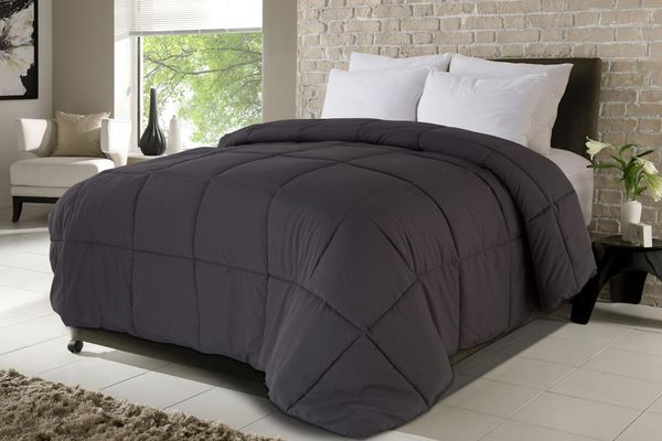 Down Home NeverDown&trade; MicroSoft Comforter in Grey Full/Queen