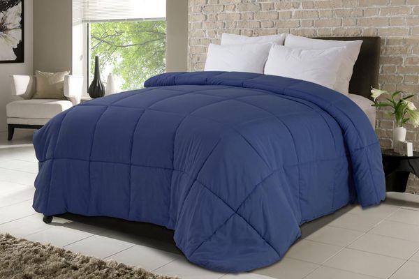 Down Home NeverDown&trade; MicroSoft Comforter in Navy Full/Queen