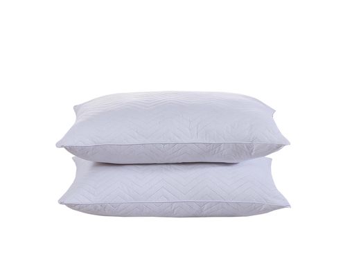 Down Home Pinsonic SpringLoft 2 Pack Pillow in White Jumbo
