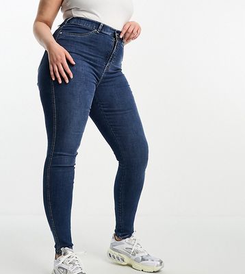 Dr Denim Plus Solitaire skinny jeans in mid blue