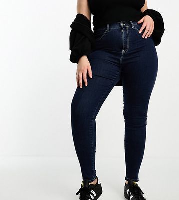 Dr Denim Plus Solitaire skinny jeans in navy blue