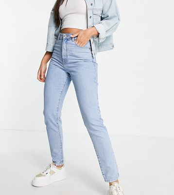 Dr Denim Tall Nora mom jeans in light wash blue