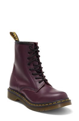 Dr. Martens 1460 Leather Combat Boot in Purple