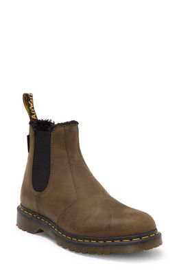 Dr. Martens 2976 Wintergrip Water Resistant Chelsea Boot in Olive Archive Pull Up