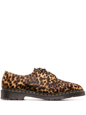 Dr. Martens animal-pattern lace-up shoes - Brown