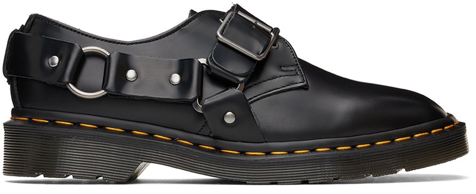 Dr. Martens Black Leather Henree Derbys