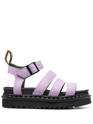 Dr. Martens Blaire 40mm leather strap sandals - Purple