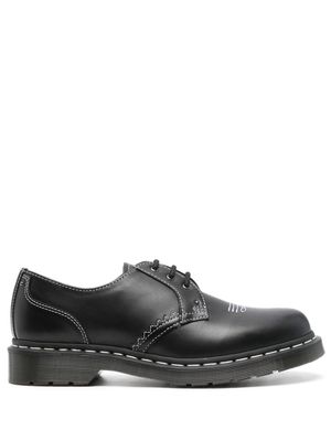 Dr. Martens contrast-stitching leather derby shoes - Black