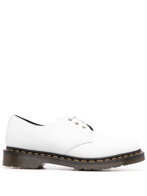 Dr. Martens contrasting-stitch detail derby shoes - White