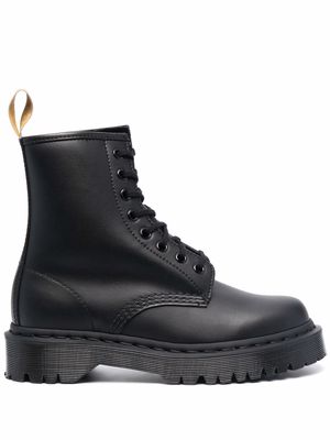 Dr. Martens faux leather lace-up ankle boots - Black