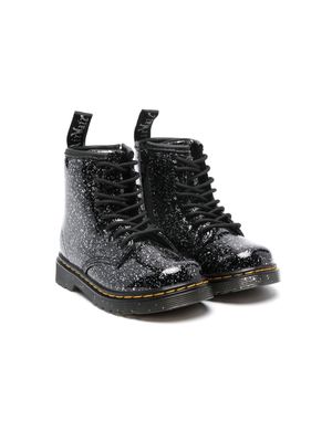 Dr. Martens Kids 1460 glitter-detail boots - Black