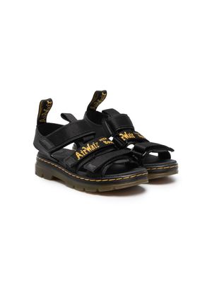 Dr. Martens Kids Callan touch-strap sandals - Black