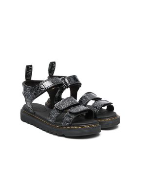 Dr. Martens Kids Vossie open-toe sandals - BLACK