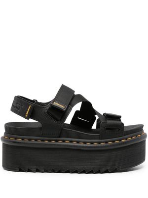 Dr. Martens Kimber touch-strap platform sandals - Black