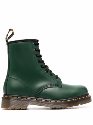 Dr. Martens lace-up leather boots - Green