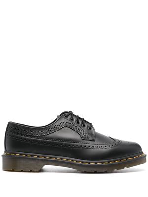 Dr. Martens perforated-detailing leather brogues - Black
