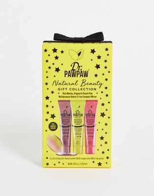 Dr Paw Paw Natural Beauty Lip Balm Trio Gift Set-No color