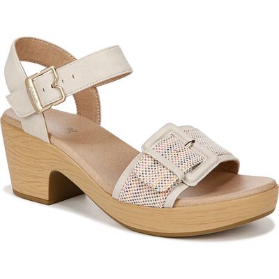 Dr. Scholl's Felicity Clog Sandal in Offwhite 