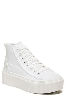 Dr. Scholl's For Now High Top Platform Sneaker in White - 100