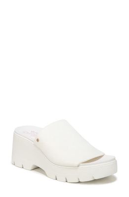 Dr. Scholl's Platform Slide Sandal in White/White - 100