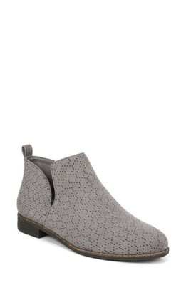 Dr. Scholl's Rate Perforated Bootie in Dark Shadow Perforated Fabric
