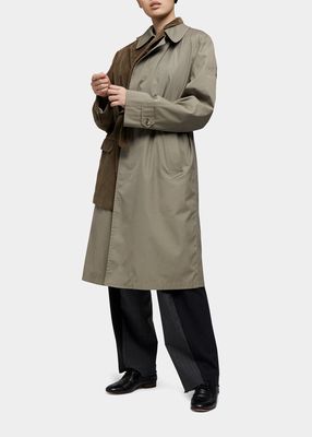 Dr. Watson Layered Trench Coat