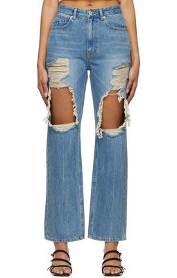 DRAE Blue Distressed Jeans