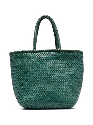 DRAGON DIFFUSION Grace Basket Small tote bag - Green