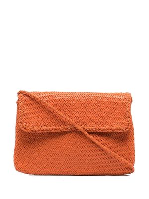 DRAGON DIFFUSION interwoven-design shoulder bag - Orange