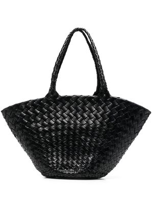 DRAGON DIFFUSION interwoven-design tote bag - Black